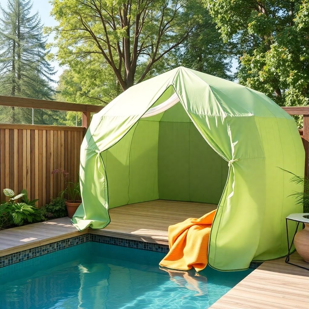 Покупка надувного джакузи для бассейна обеспечит комфорт на природе